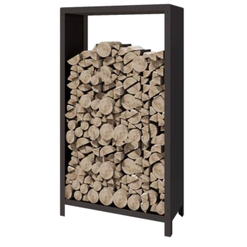 Leñero de acero - Indiana - 100 x 40 x 180 cm - Otro color RAL