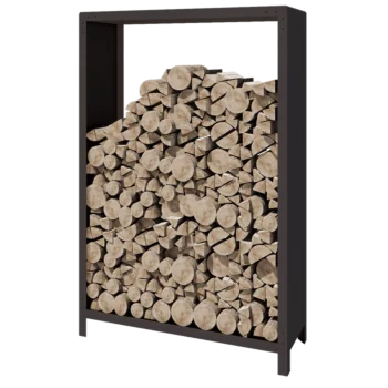 Leñero de acero - Indiana - 120 x 40 x 180 cm - Otro color RAL