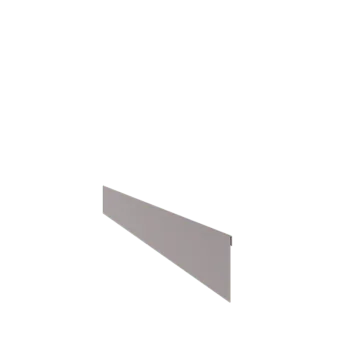 Bordura de jardín de acero galvanizado - Doblado - Altura 13 cm - 150 cm