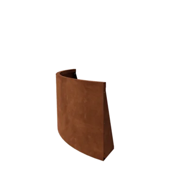 Muro de contención de acero corten - Curva exterior - 100 x 100 x 60 cm