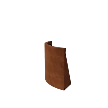 Muro de contención de acero corten - Curva exterior - 50 x 50 x 50 cm