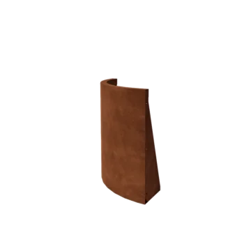 Muro de contención de acero corten - Curva exterior - 50 x 50 x 60 cm