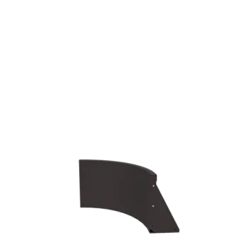 Muro de contención de acero - Curva interior - 50 x 50 x 40 cm - Otro color RAL