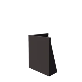 Muro de contención de acero - Esquina exterior - 50 x 50 x 60 cm - RAL7016 mate (gris antracita)