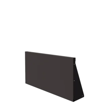 Muro de contención de acero - Recto - 100 x 50 cm - Otro color RAL