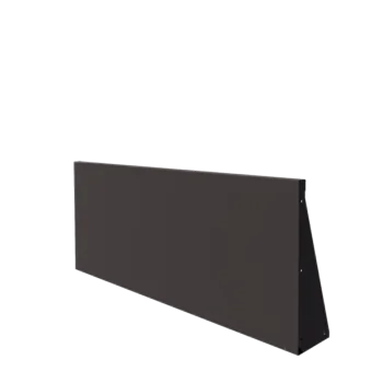 Muro de contención de acero - Recto - 150 x 60 cm - RAL7016 mate (gris antracita)
