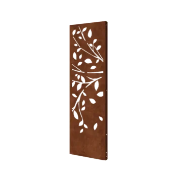 Panel decorativo de acero corten - Árbol - Parte 2 - 60 x 6 x 190 cm