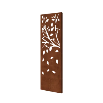 Panel decorativo de acero corten - Árbol - Parte 3 - 60 x 6 x 190 cm