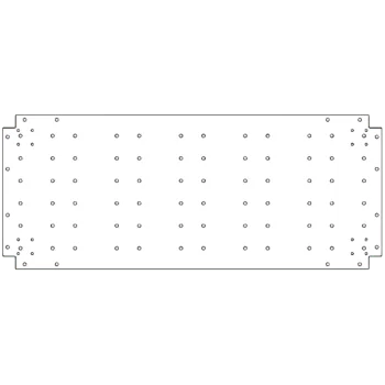 Placa inferior de acero galvanizado - 50 x 120 cm