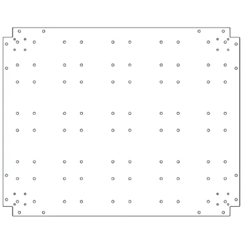 Placa inferior de acero galvanizado - 80 x 100 cm