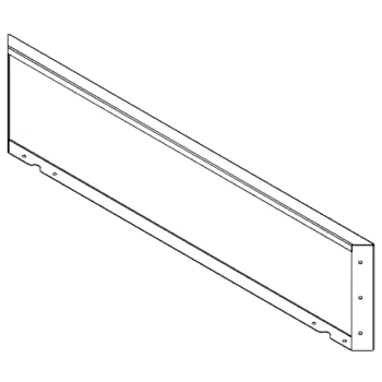Jardinera de acero corten - Panel - 30 x 120 cm