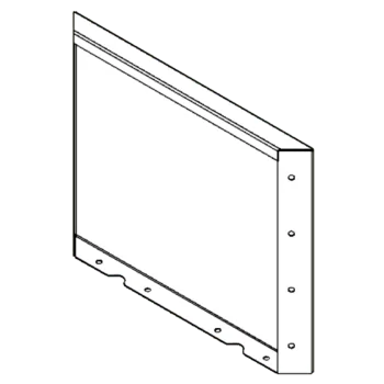 Jardinera de acero corten - Panel - 40 x 50 cm