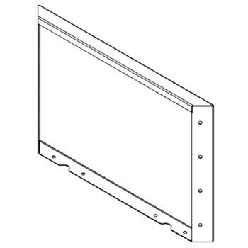 Jardinera de acero corten - Panel - 40 x 60 cm