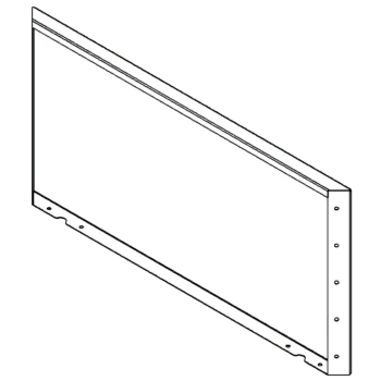 Jardinera de acero corten - Panel - 50 x 100 cm