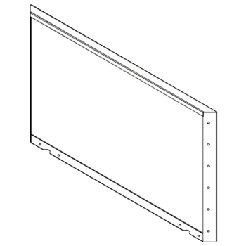Jardinera de acero corten - Panel - 60 x 100 cm