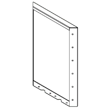 Jardinera de acero corten - Panel - 60 x 40 cm