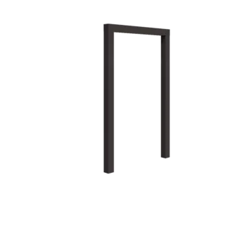 Pérgola de acero - Recto - 150 x 230 cm - Otro color RAL - Sin base de hormigón