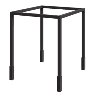 Pérgola de acero - Cuadrado - 274 x 250 x 230 cm - Otro color RAL - Con base de hormigón