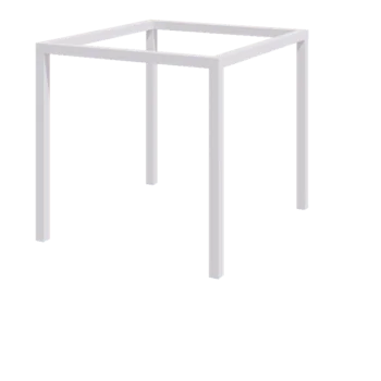 Pérgola de acero - Cuadrado - 274 x 250 x 230 cm - RAL9010 mate (blanco) - Sin base de hormigón