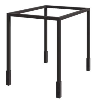 Pérgola de acero - Cuadrado - 324 x 300 x 230 cm - Otro color RAL - Con base de hormigón