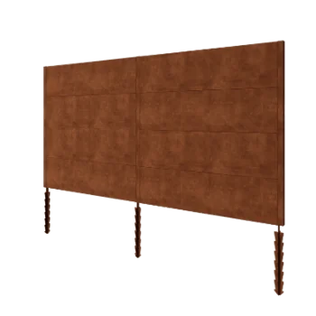 Valla de acero corten H4 - Juego completo - 378 x 6 x 190 cm