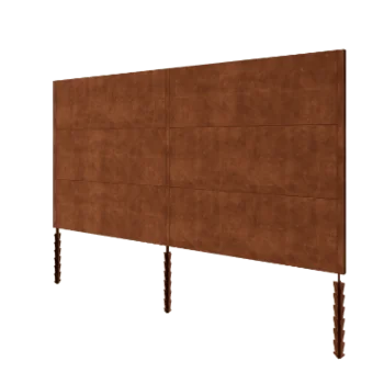 Valla de acero corten H3 - Juego completo - 378 x 6 x 190 cm