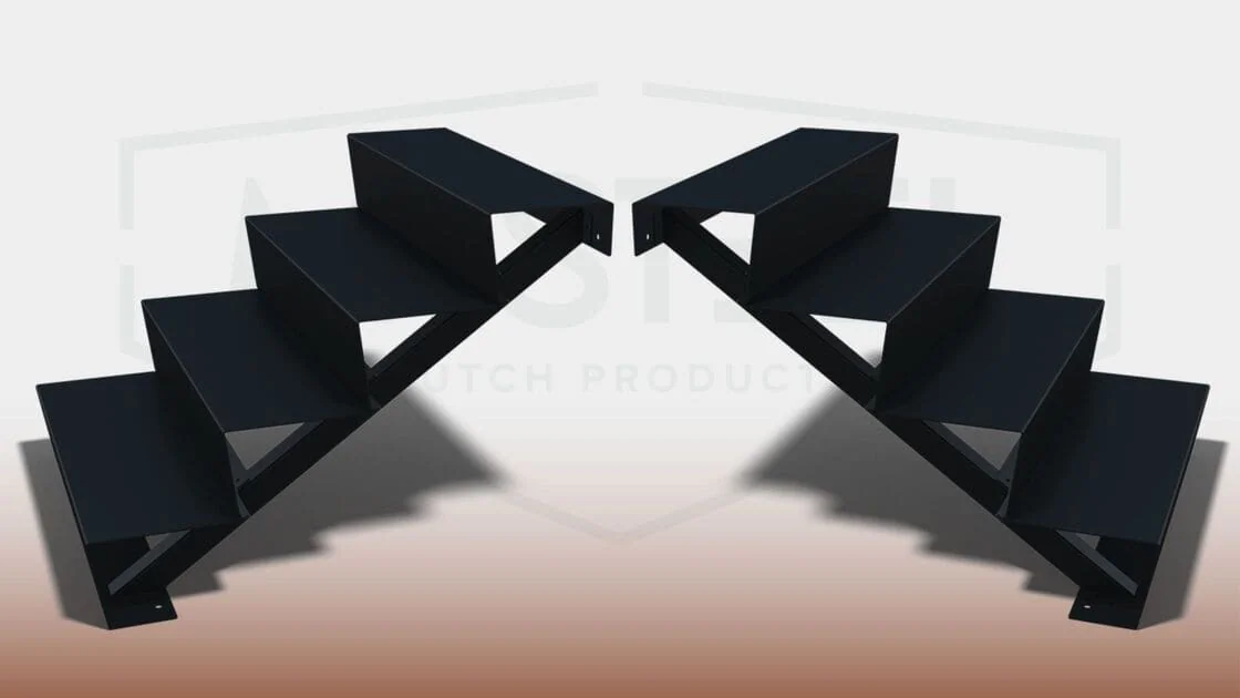 ¿Cómo instalar una escalera de jardín de acero?