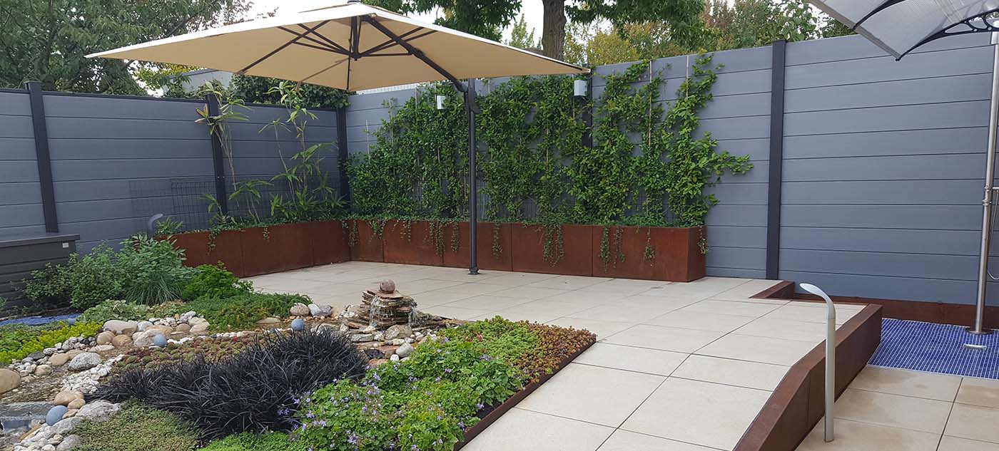Acero corten en el jardín: la revolución moderna en el diseño de jardines